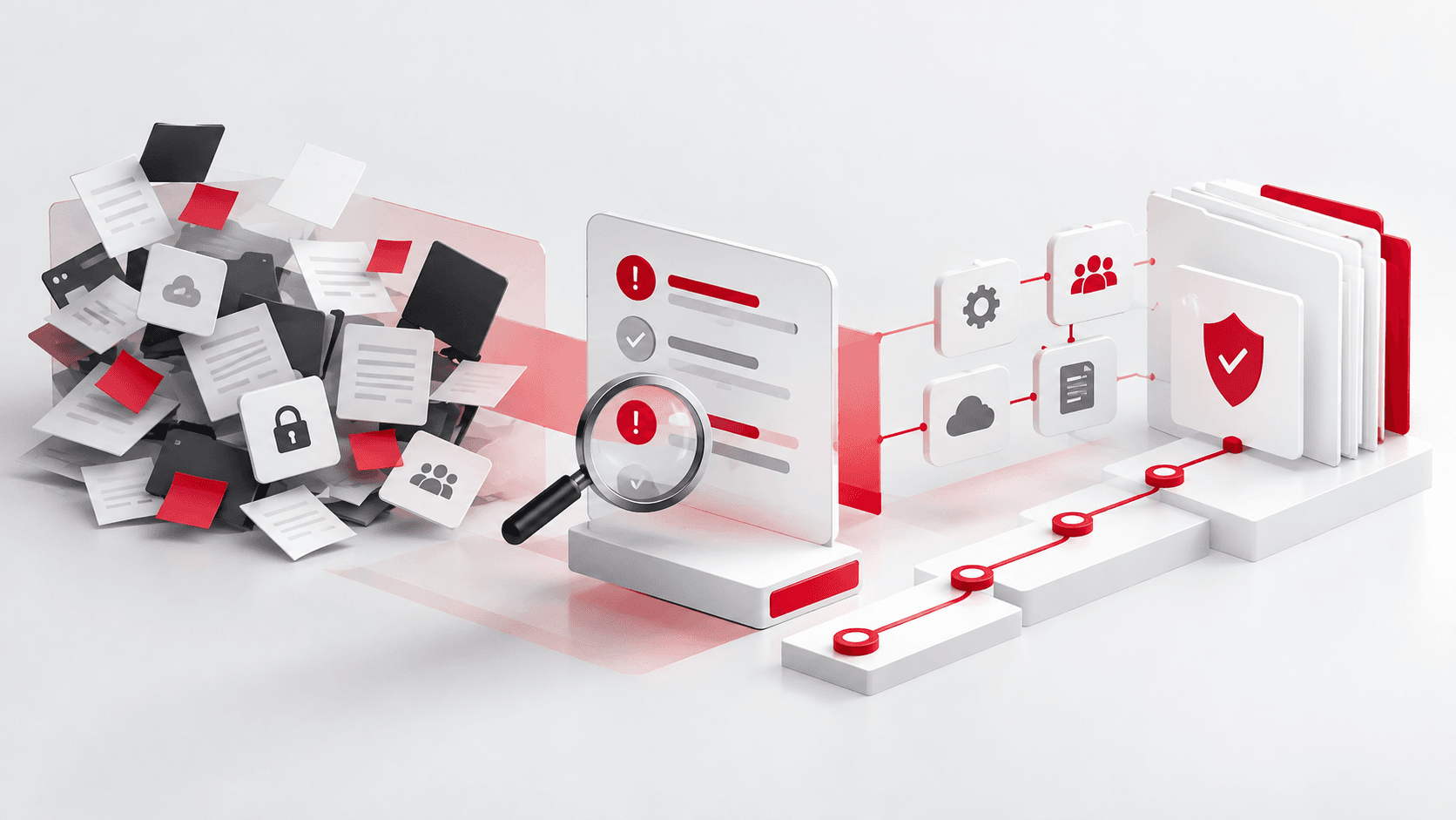 Illustration of security control and evidence assessment for SOC 2 Type I readiness